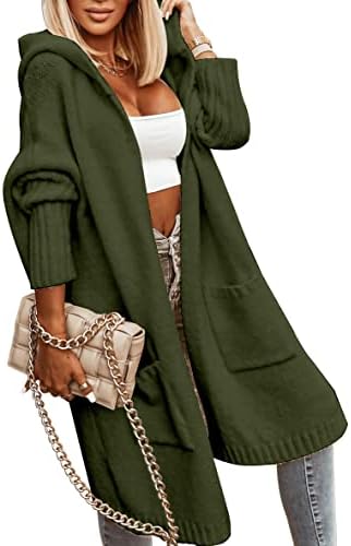 Aoysky Hooded Long Cardigan